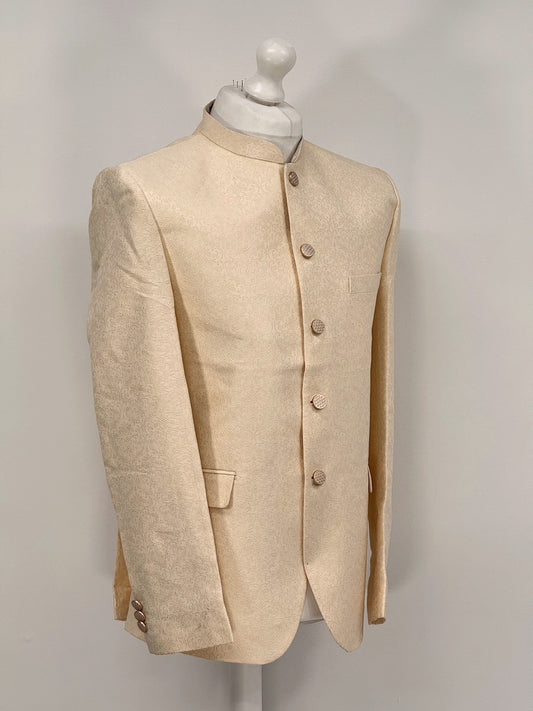 Men's Banarsi Cream Prince Jacket