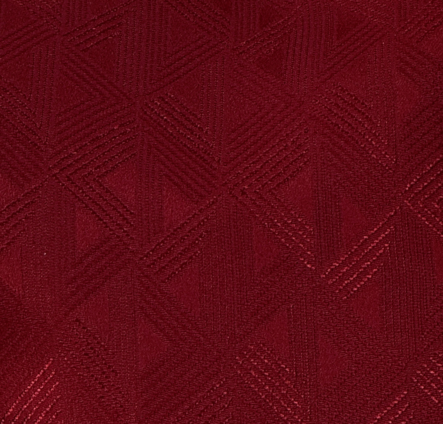 Men's Aztec Design Maroon Jamawar Waistcoat