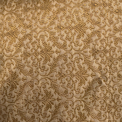 Boys Banarsi Golden Copper Waistcoat