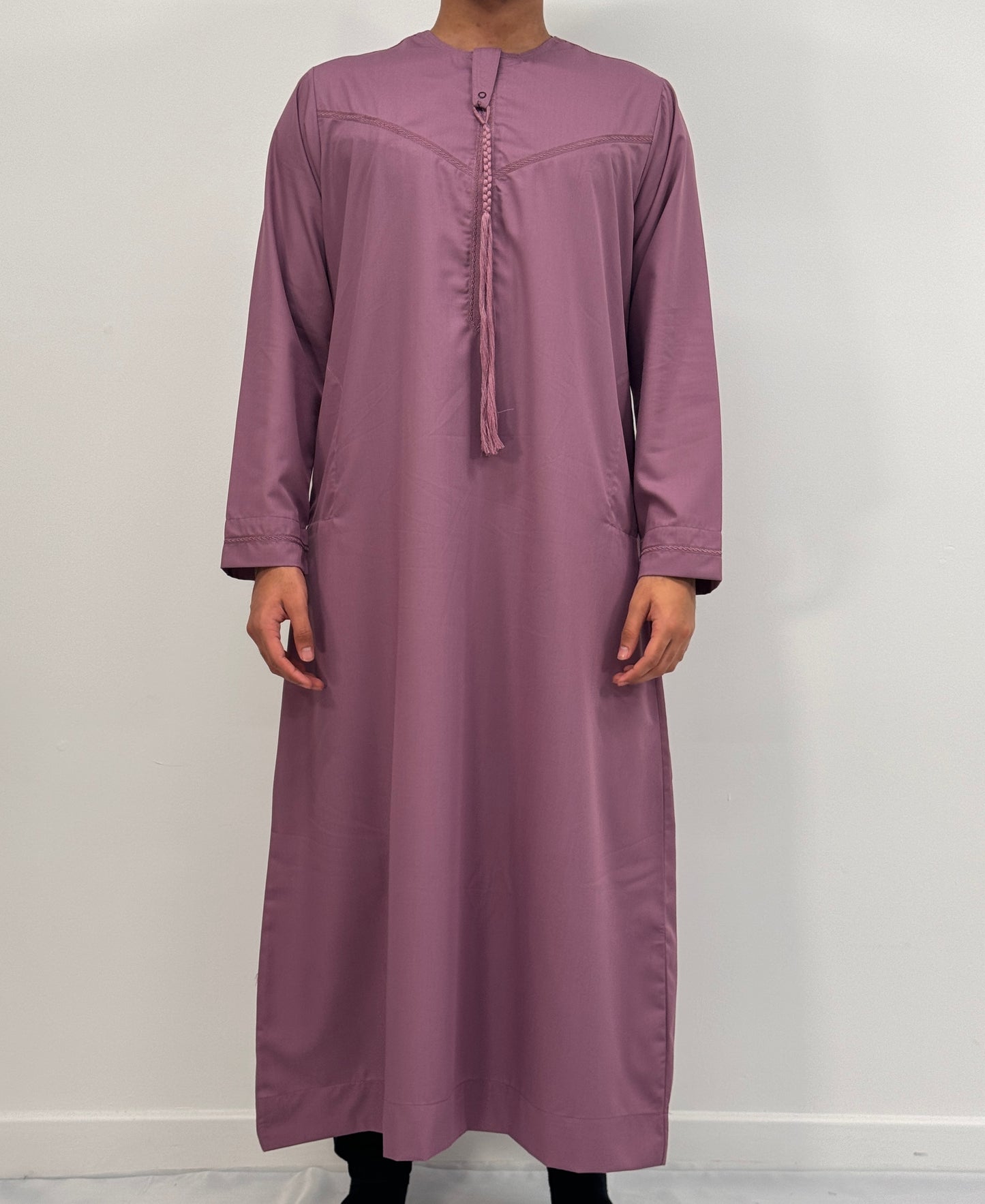 Men's Emirati/Omani Thobe - Dusty Pink