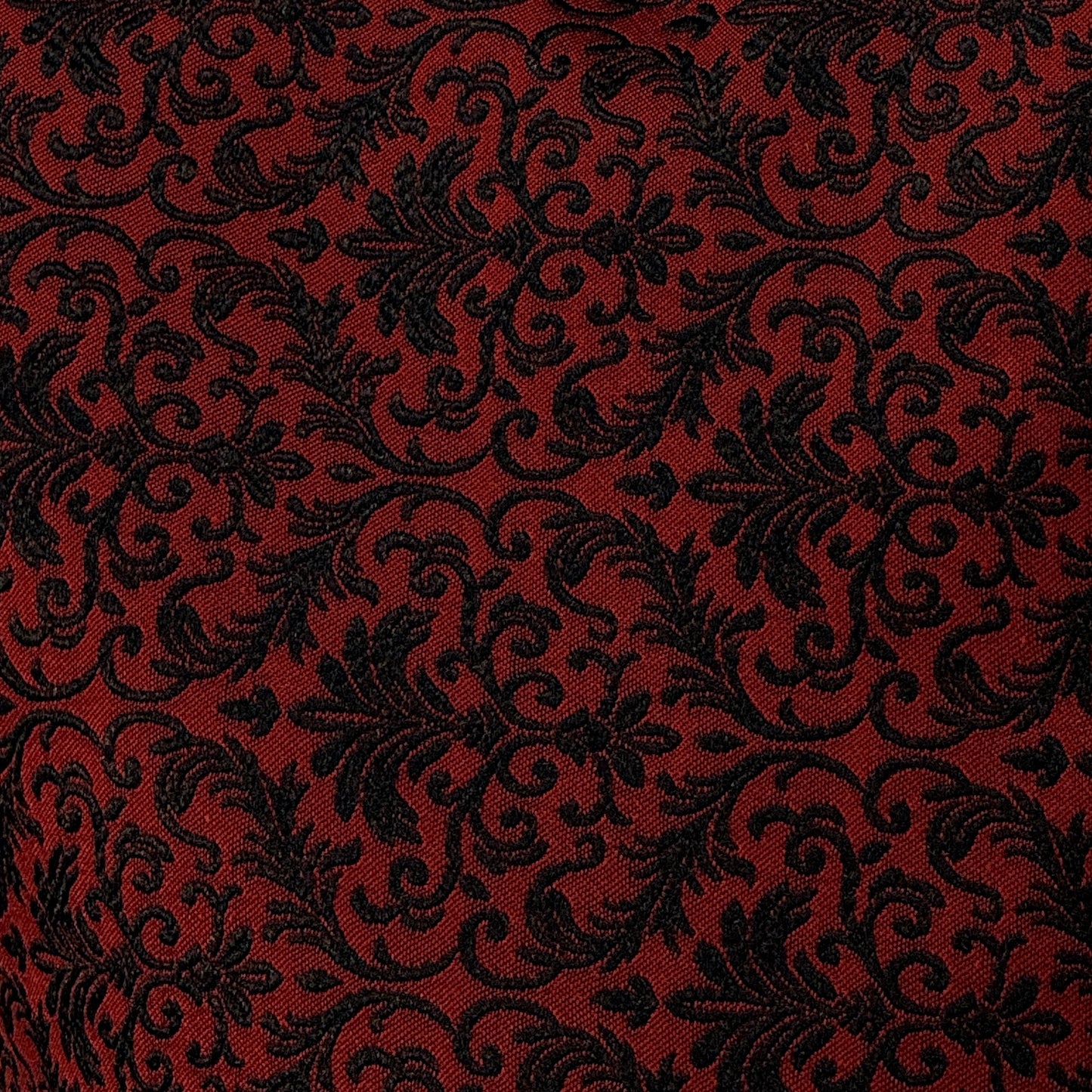 Men's Banarsi Red Black Waistcoat