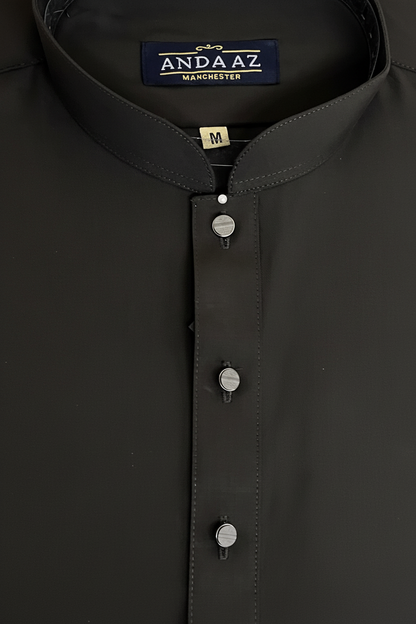 Dark Brown Shalwar Kameez