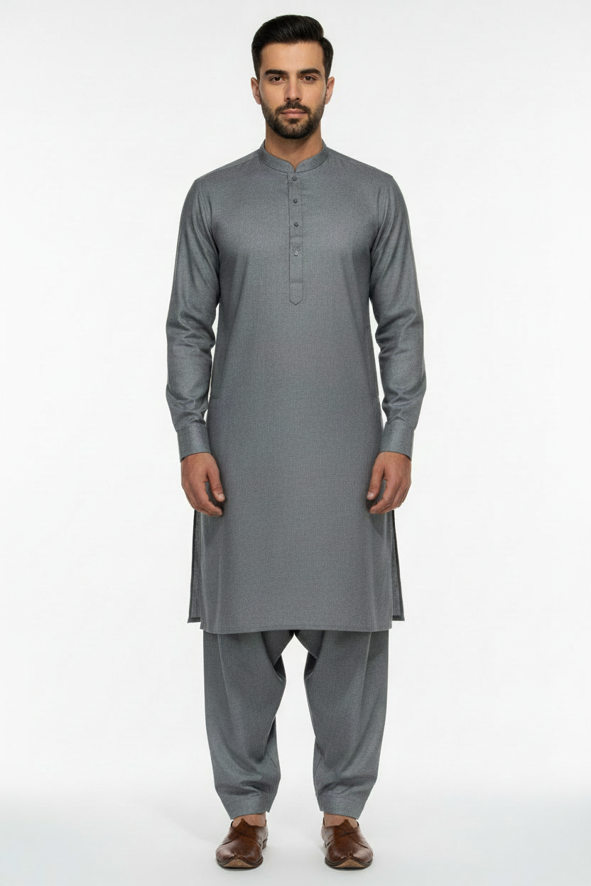Front view in darker grey