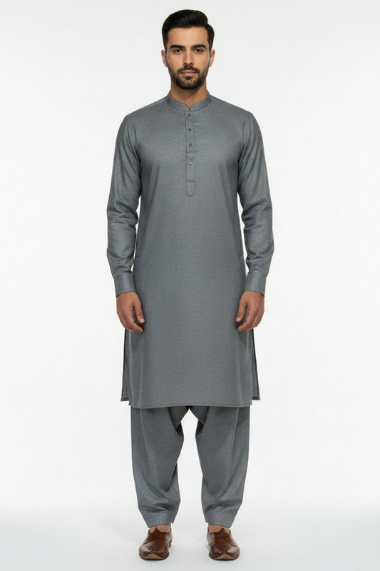 Front view in darker grey